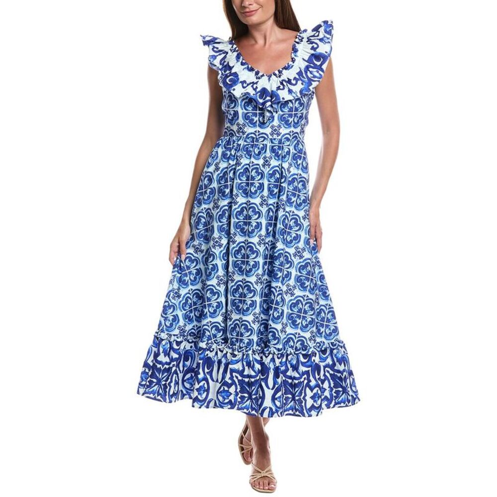 Layered With Love Womens  Sleeveless Maxi Dress, Blue